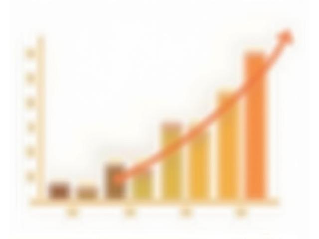 전 세계 한식 시장 성장률을 보여주는 상승 그래프