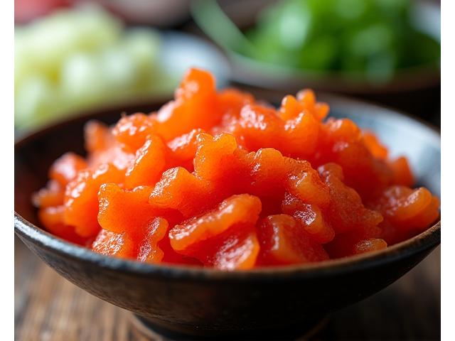 다양한 종류의 식물성 김치